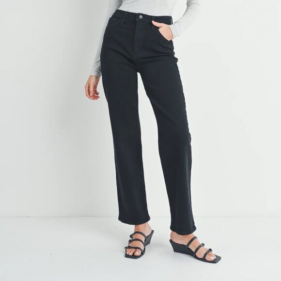 NWT Black High Rise Dad Jeans - Picture 1 of 8